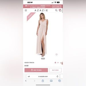 Bridesmaid Dress from Azazie